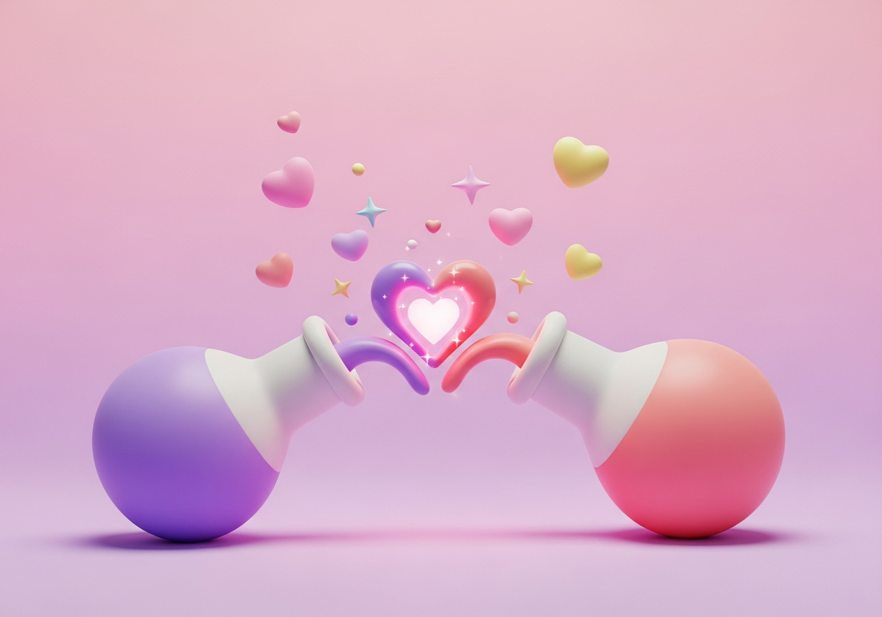 셀카 두 장으로 보는 우리 케미 보고서