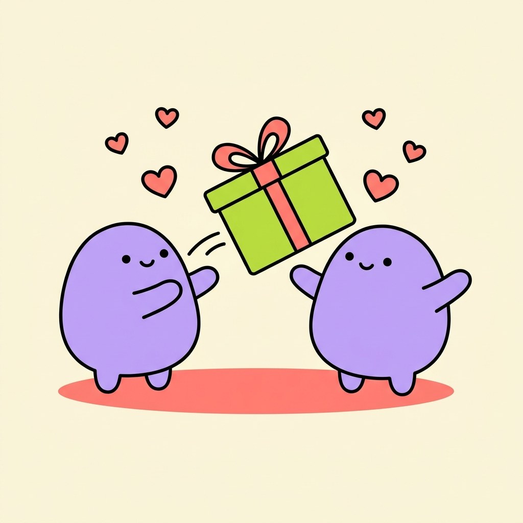 선물투척