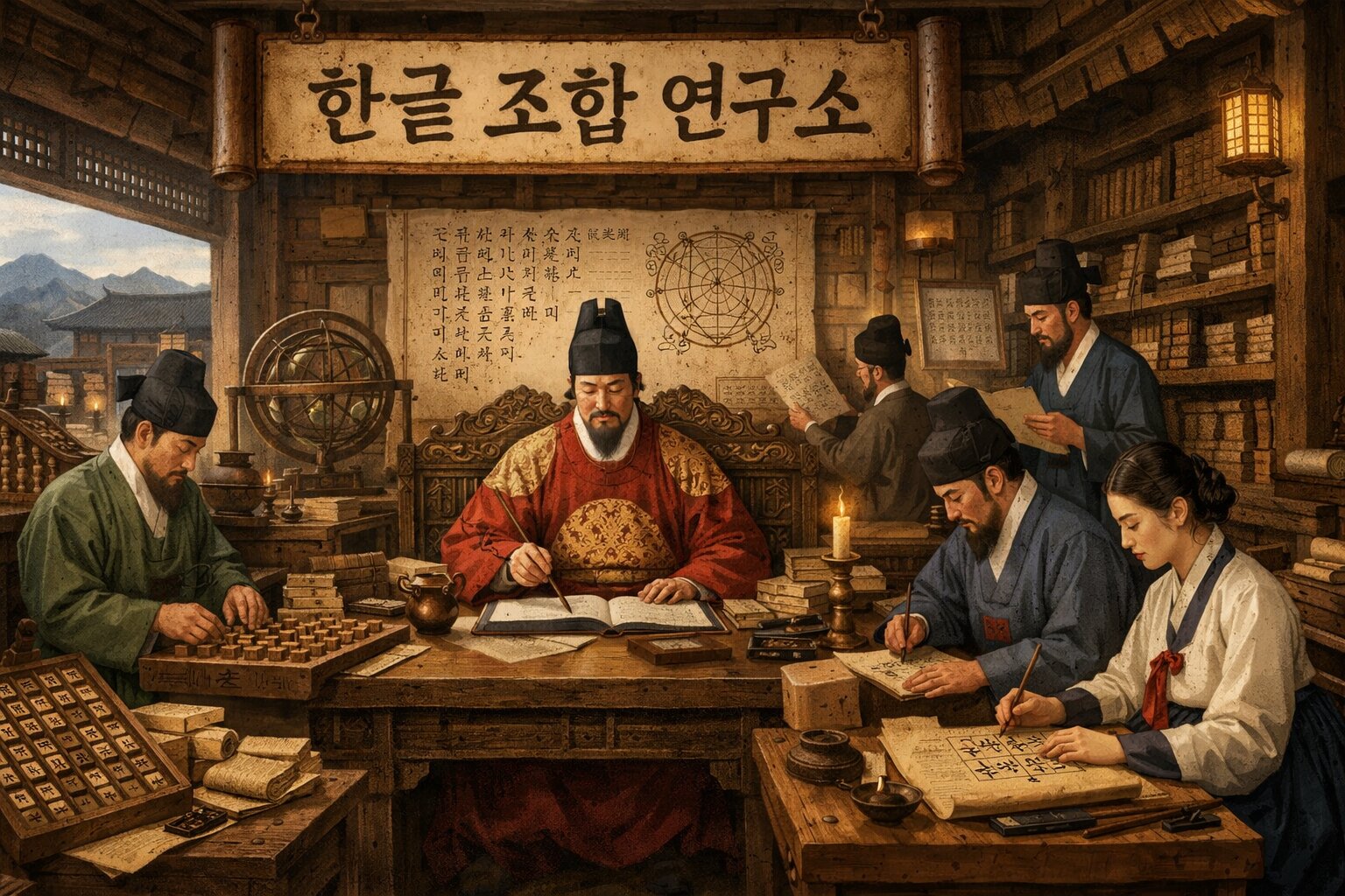 이름 궁합 테스트 — 한글 오행으로 보는 케미
