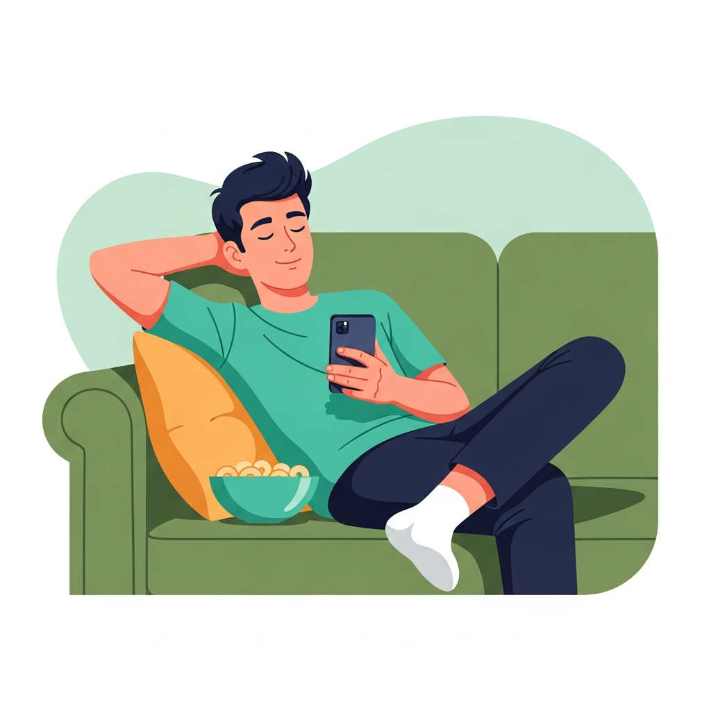 여유만만 느긋남