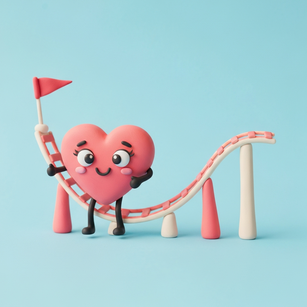 감정 롤러코스터형