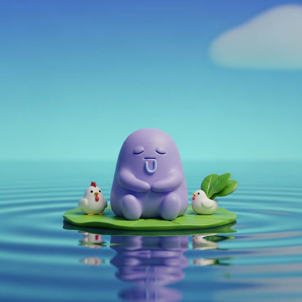 수음체질 — 잔잔한호수