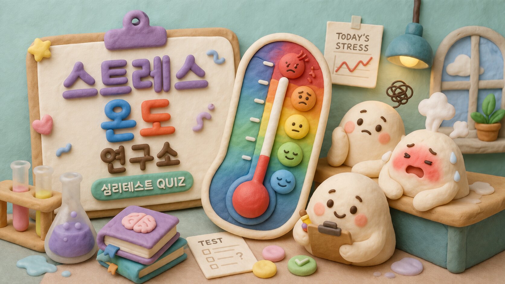 스트레스 지수 테스트 — 내 스트레스 온도계는?